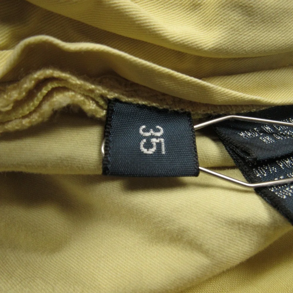 Polo Ralph Lauren Shorts Mens 35x9 Yellow Pima Cotton Sporting Club Chino Preppy